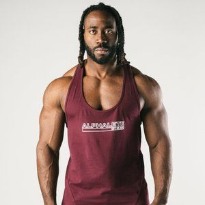 Alphalete Maroon stringer size medium men's new